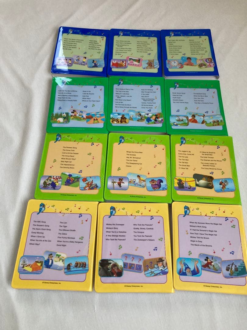 ディズニー　英語　シングアロング　dvd 12枚　旧子役　dwe