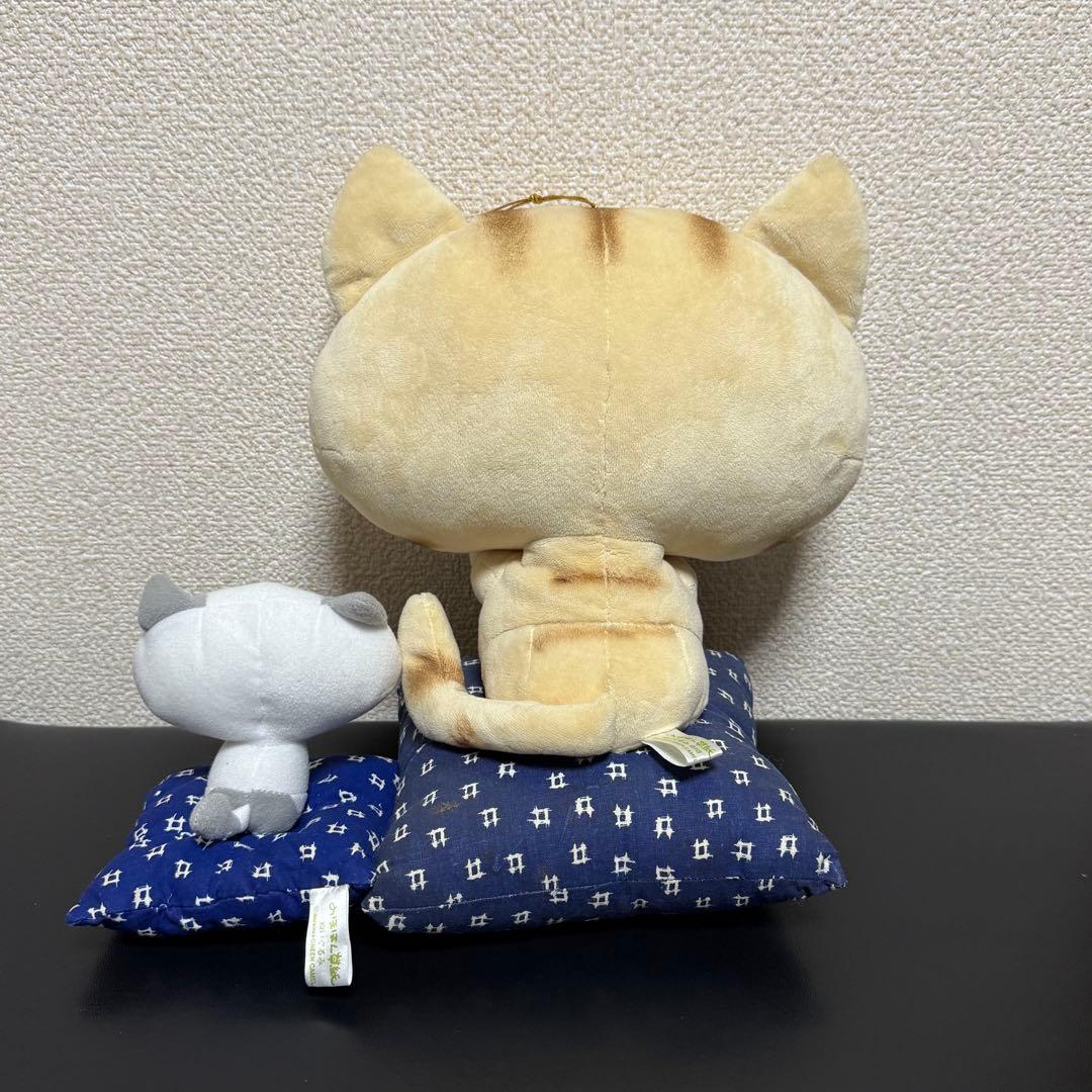 希少 レトロ 猫 のほほん草紙 のほ しま ぬいぐるみ BIG 2点セット