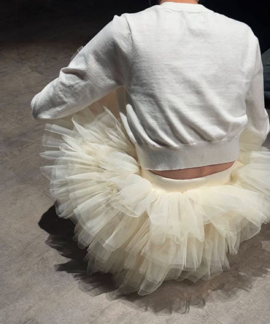 Treat ürself volume tulle tutu ivory
