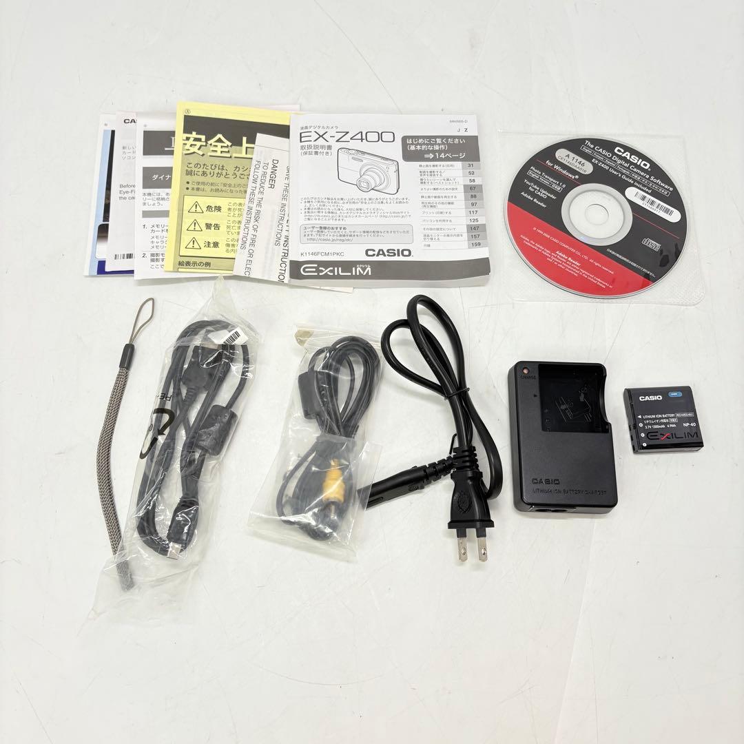 【極美品！・付属品完備】 CASIO カシオ EXILIM EX-Z400ピンク