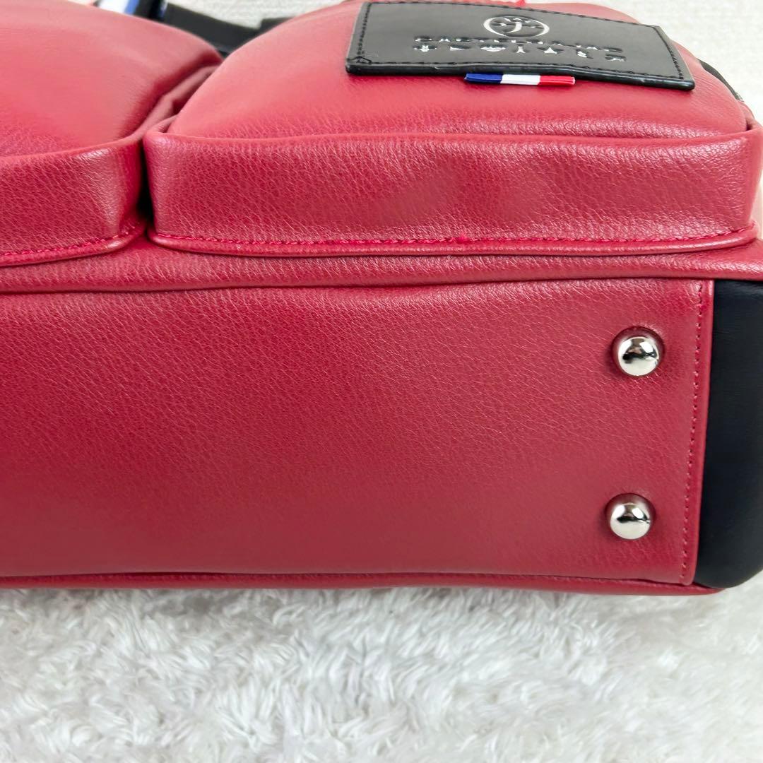 美品✨CASTELBAJAC カステルバジャック 2WAYバッグ 赤 ショルダー