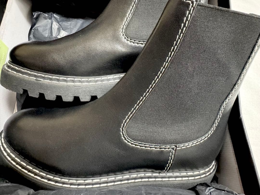 新品　TOMORROWLAND GALERIE VIE サイドゴアショートブーツ