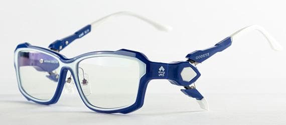 ゲーマー用メガネ　 闘神 トウシン (ブルー/ホワイト）新品