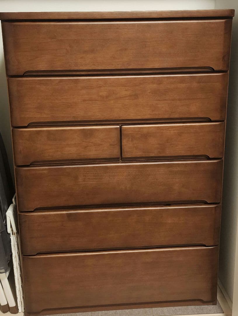 ニトリ　ハイチェスト　(オウカ2 DVD90HC DBR)　 タンス