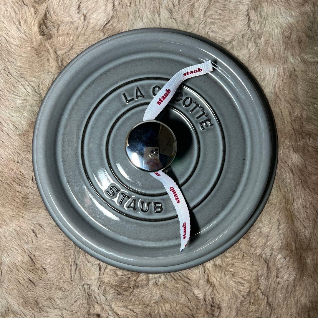 staub ピコ ココット ラウンド グレー 40509-304