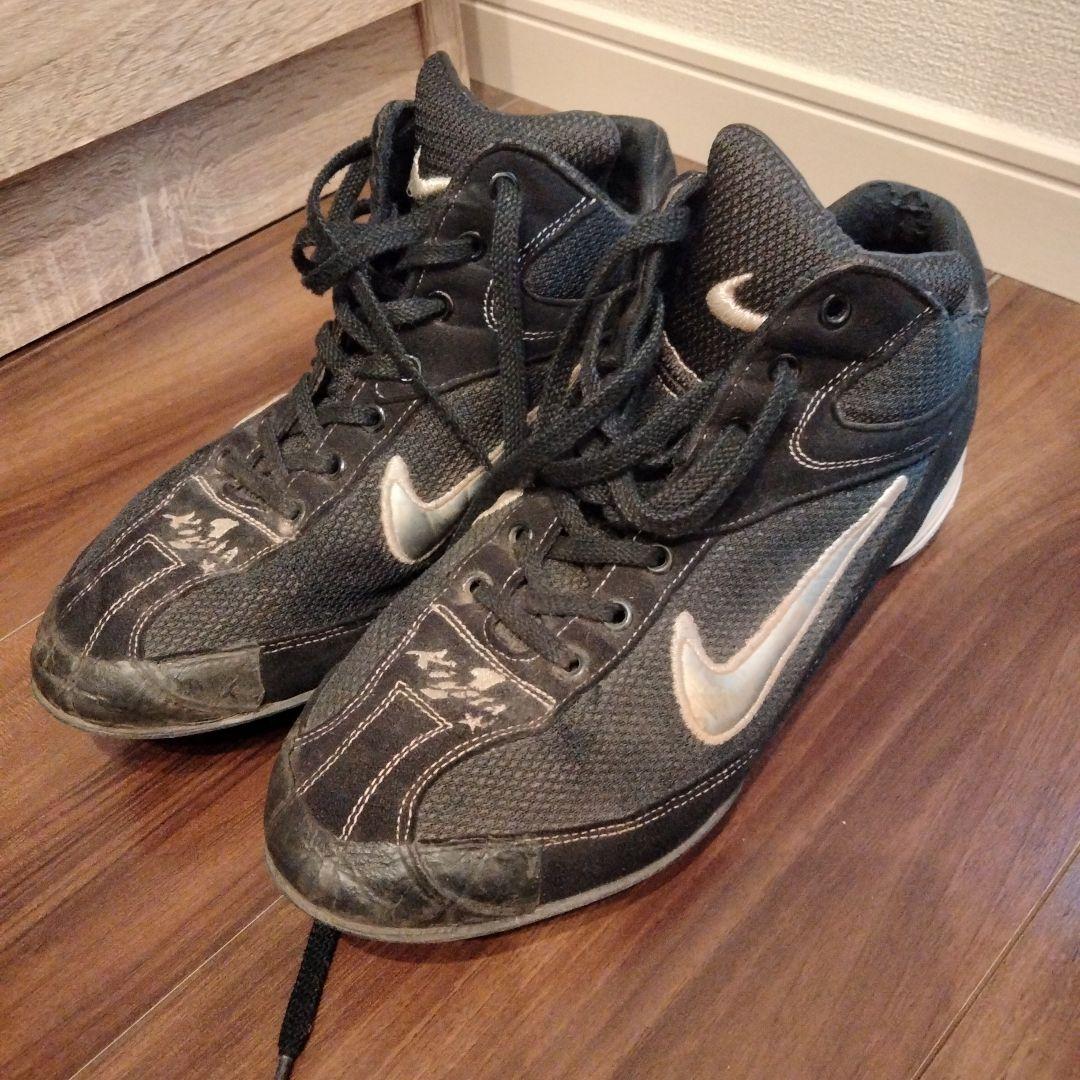 Nike スパイク 黒 ハイカット 27cm