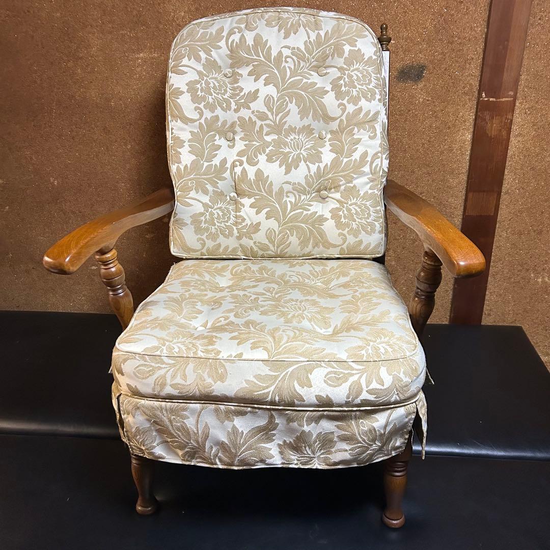 飛騨産業 キツツキ 穂高 オーク材 アーム 1Pソファ ラウンジチェア メロウ