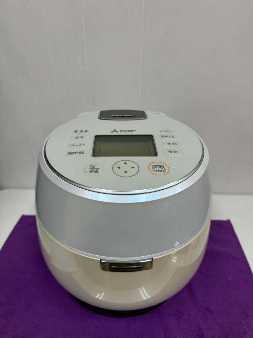 三菱電機 IH圧力炊飯器 1.0L (5.5合炊き) 型番：NJ-AW107-W