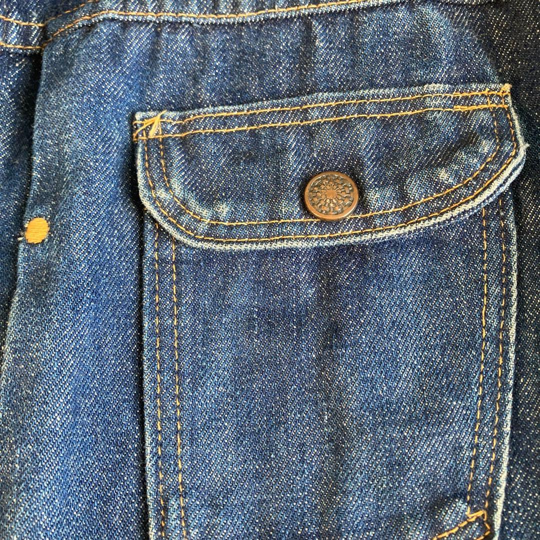 【✨ cat man】ストアブランド デニムジャケット ヴィンテージ 濃紺