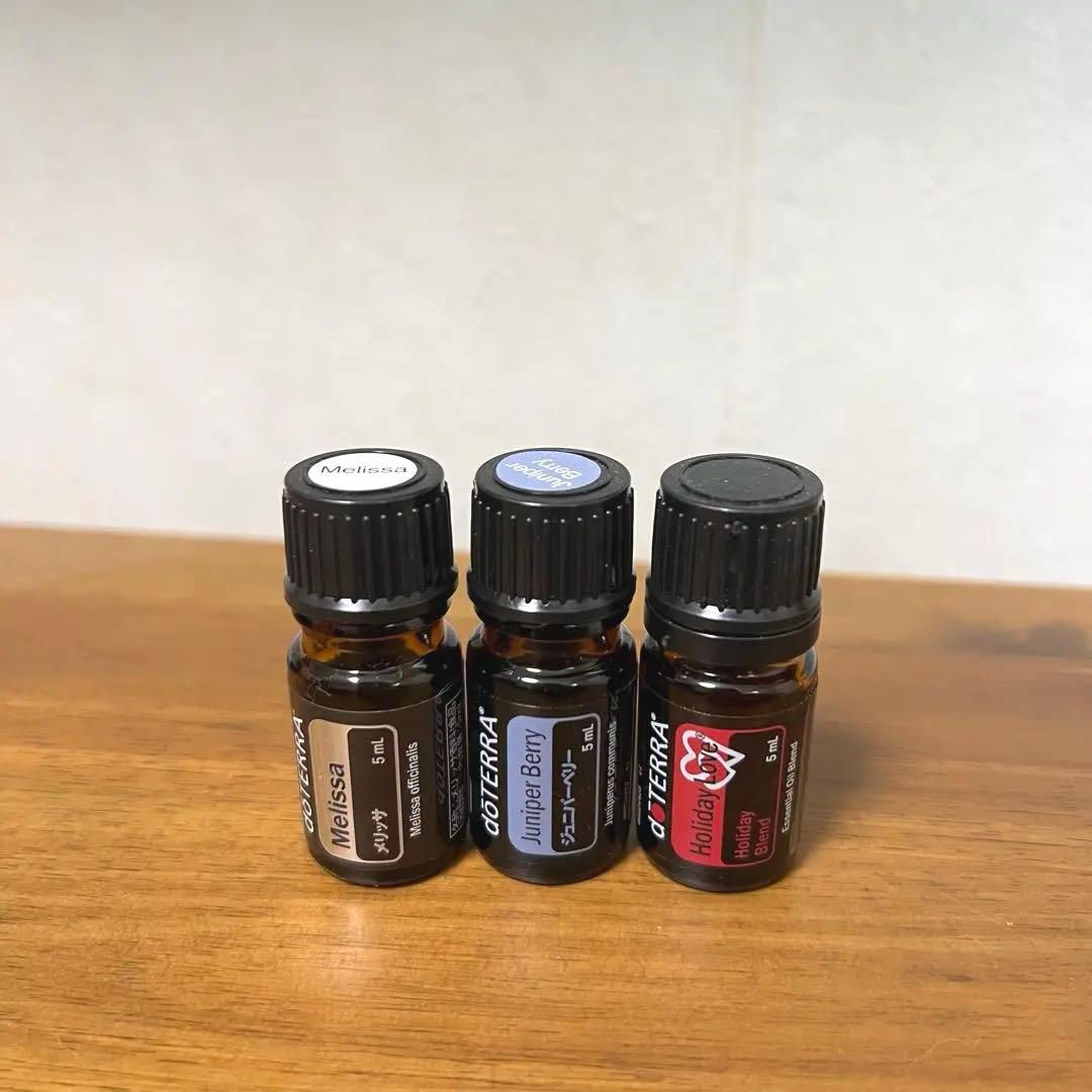 【高級オイル メリッサ含む✴︎ 】doTERRA 精油3本セット アロマ