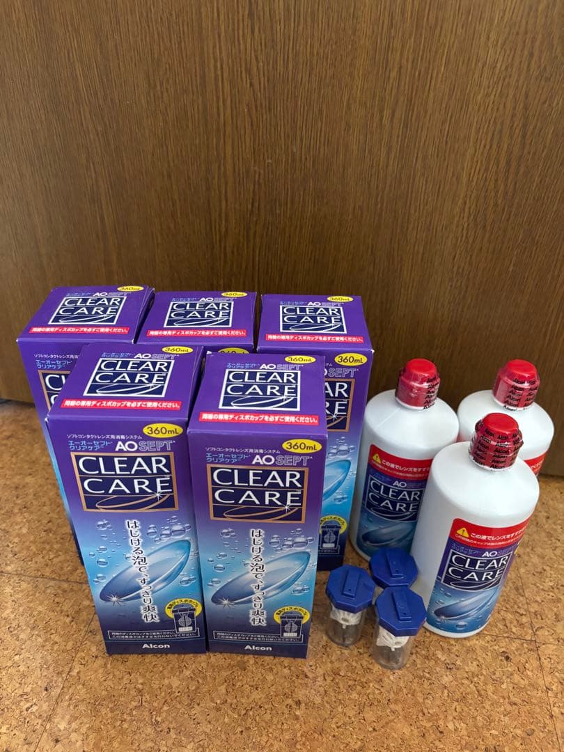 エーオーセプトクリアケア 360mlコンタクトレンズケア用品8本