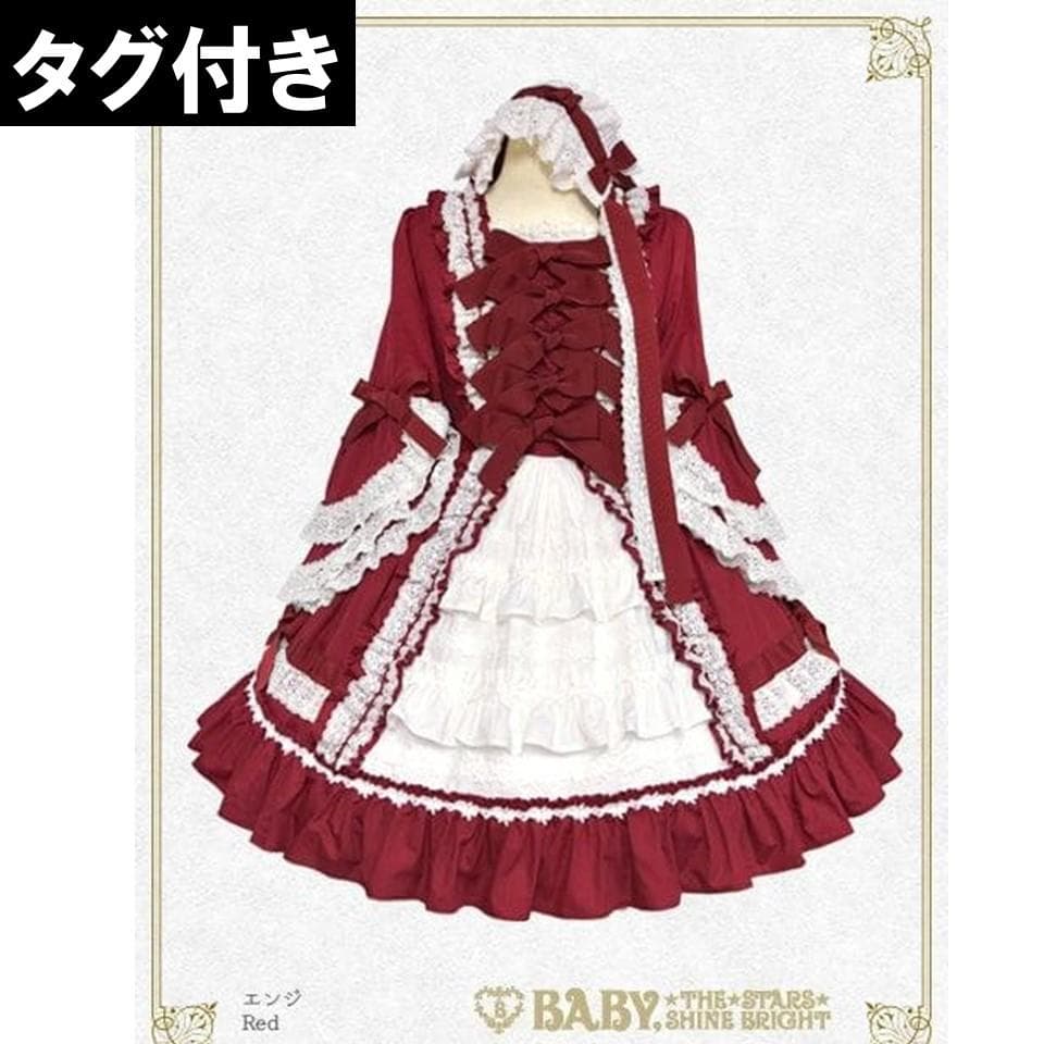タグ付きローブアラフランセーズワンピ BABY, THE STARS SHINE