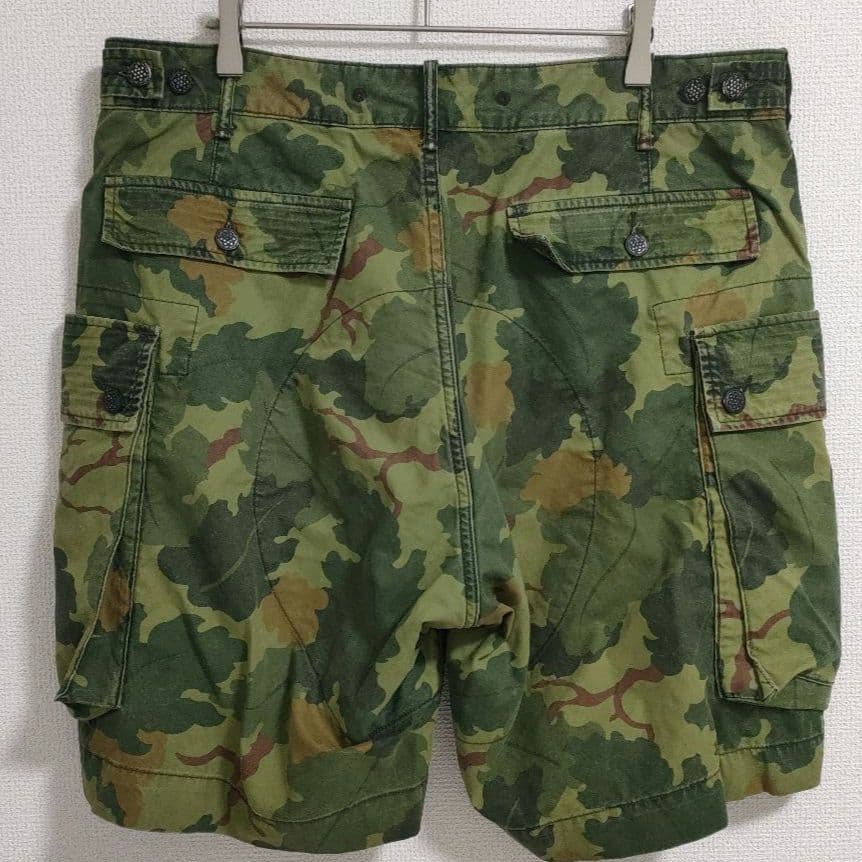 【人気】RRL ダブルアールエル ミッチェルカモ カーゴショーツ ラルフローレン