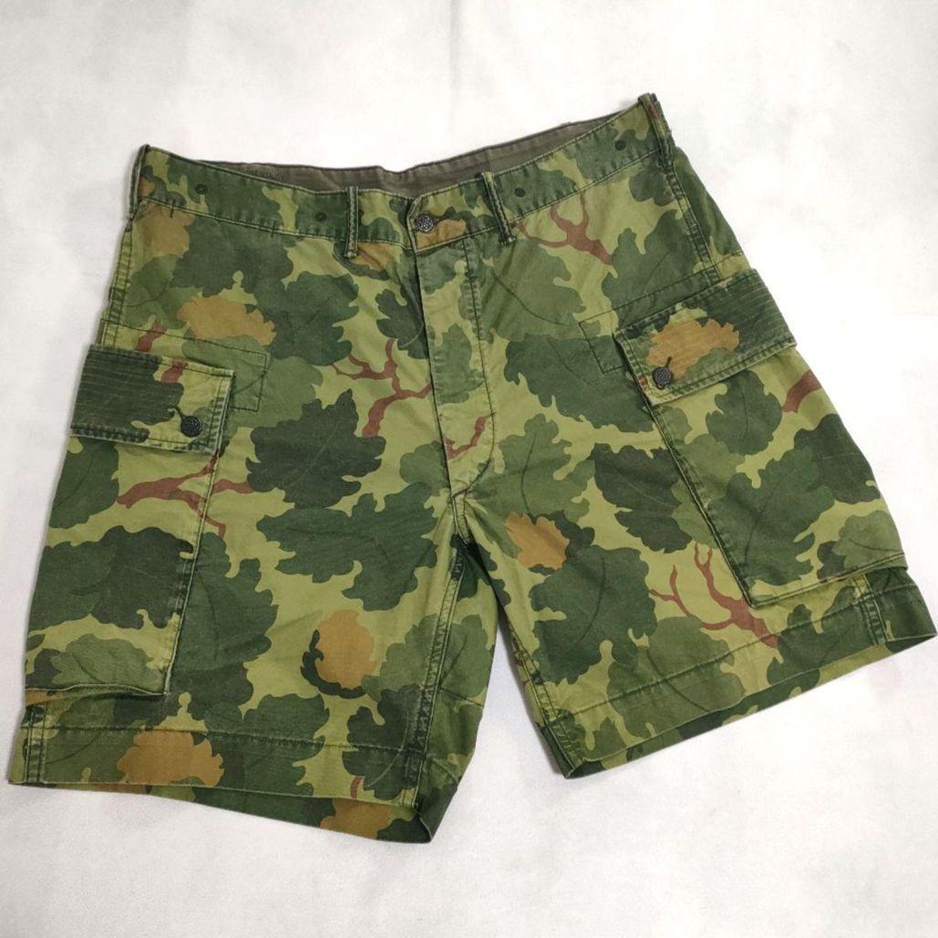 【人気】RRL ダブルアールエル ミッチェルカモ カーゴショーツ ラルフローレン