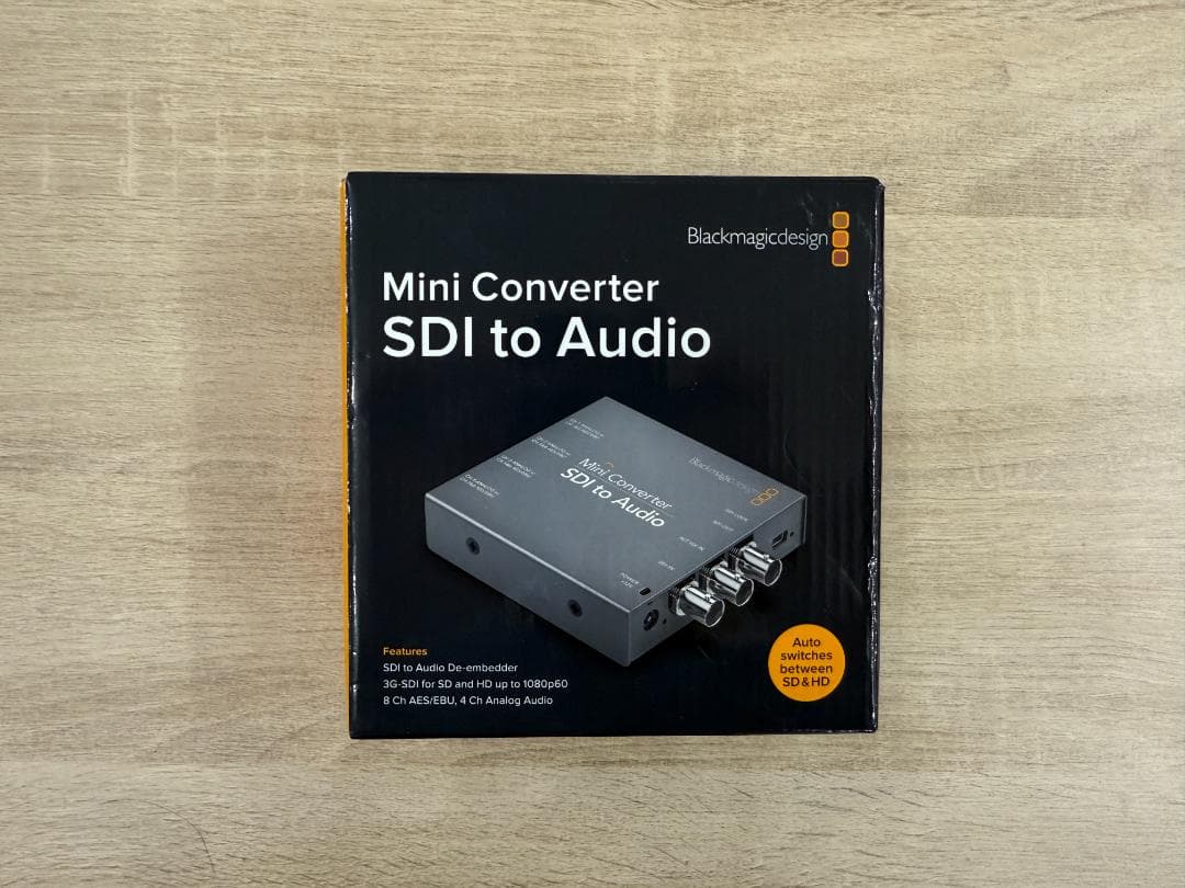 Blackmagic Design SDI to Audio コンバーター