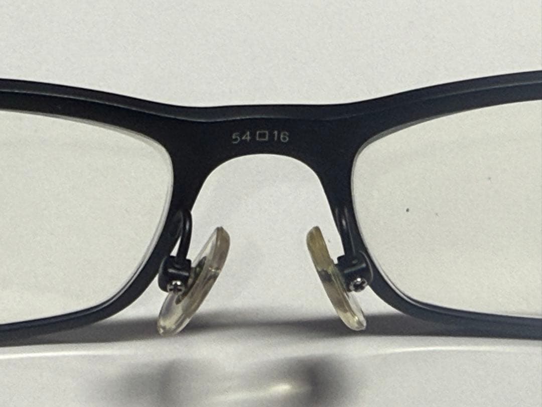 Ray Ban ブラックフレーム度ありメガネ 54-16