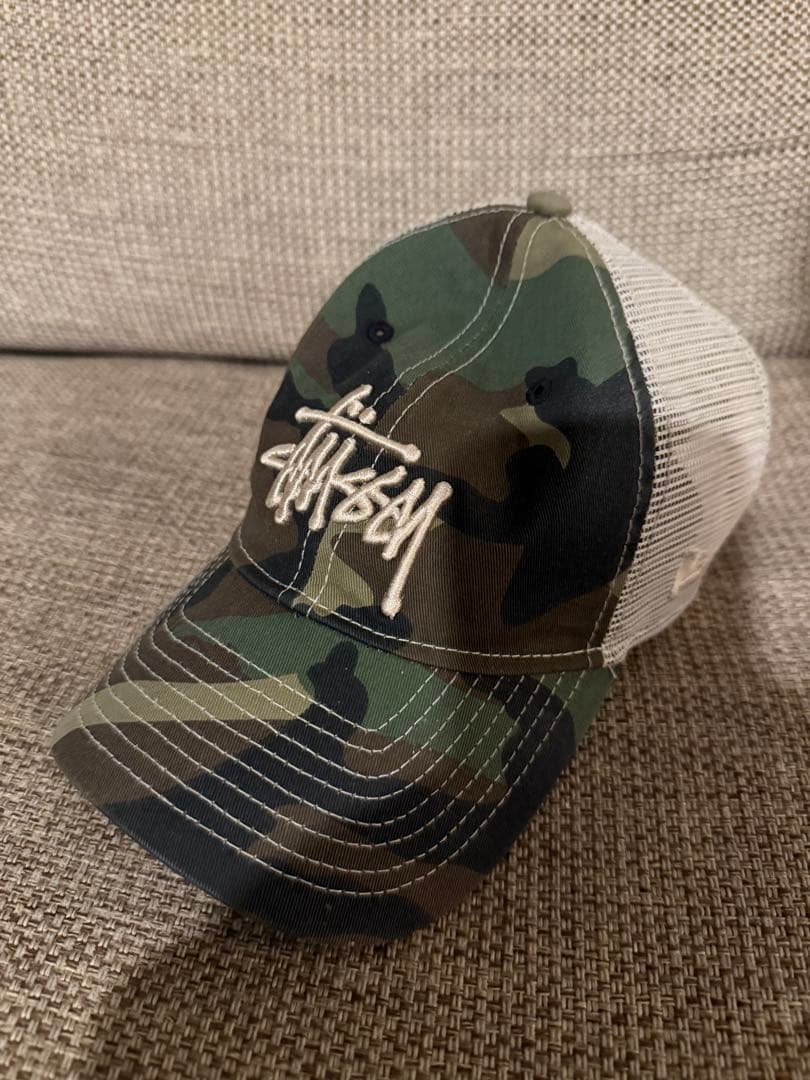 Stussy 9TWENTY カモフラージュキャップ