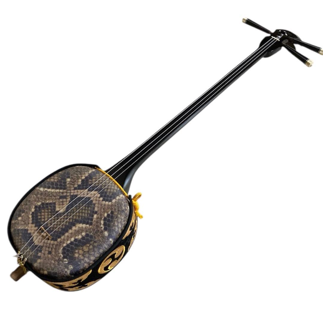 三線 沖縄 初心者 人工皮 蛇革 蛇皮 和楽器 水牛バチ　セラミックバチ