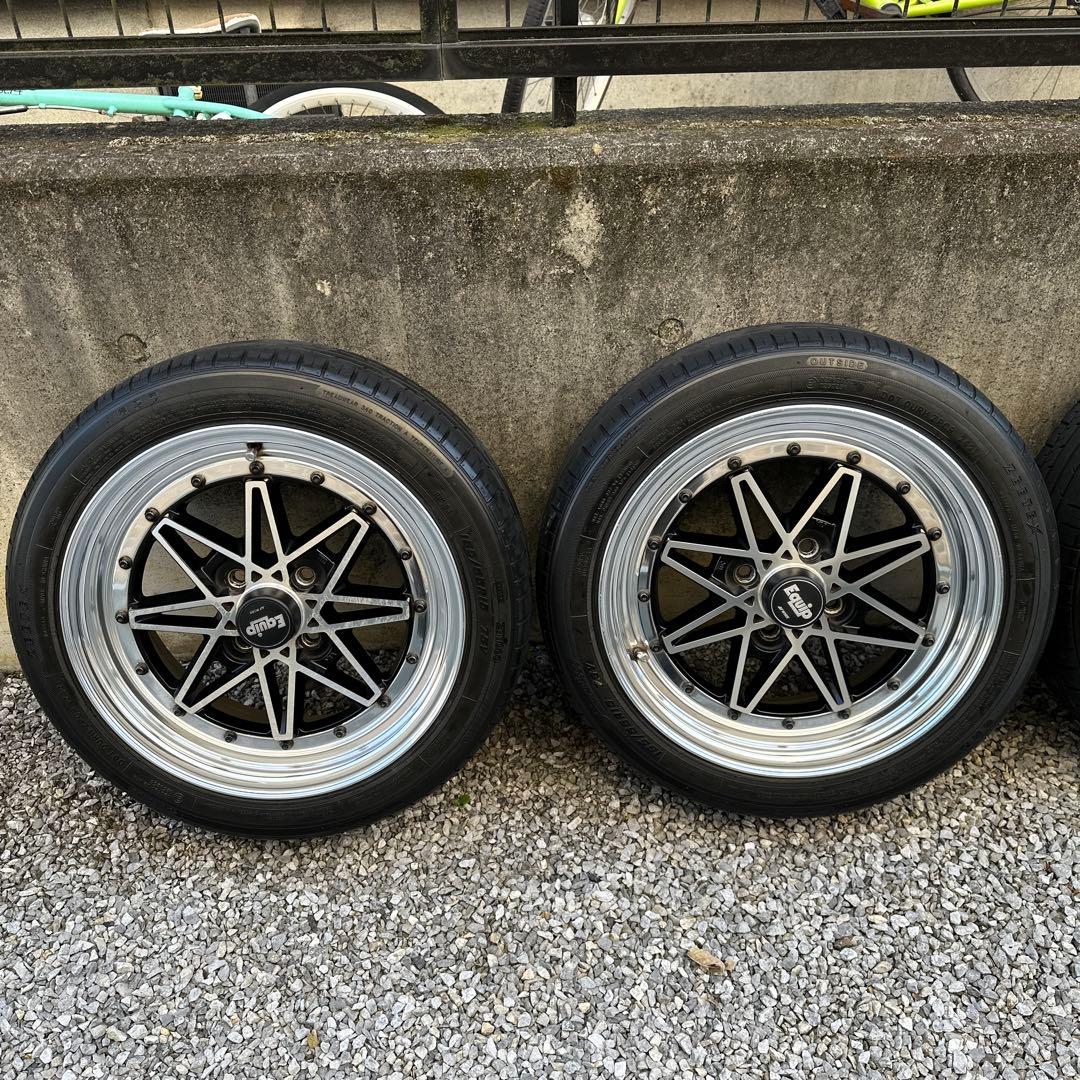 work equip 03 15インチホイールセット　6jプラス32レアサイズ