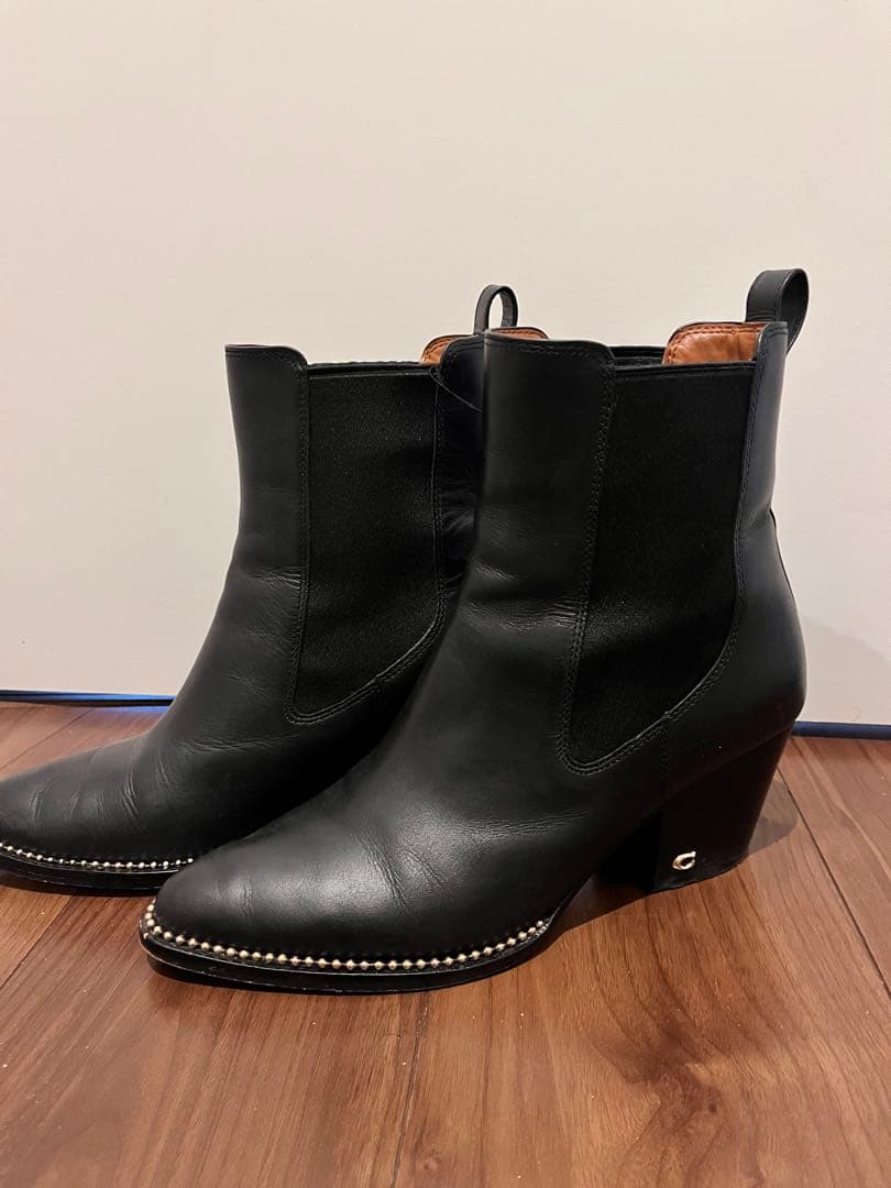 COACH コーチ サイドゴアブーツ　値下げ可能