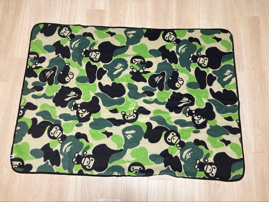 BAPE カモフラージュ フリースブランケット