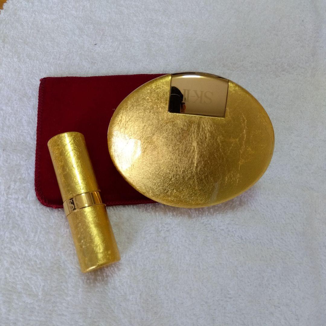 【限定希少1品】SK-2 10th 金箔プレストパウダー ＆リップスティック