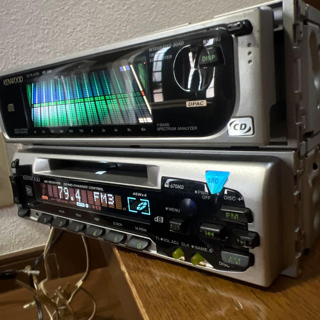 KENWOOD RX-670MD RD-380 中古品セット