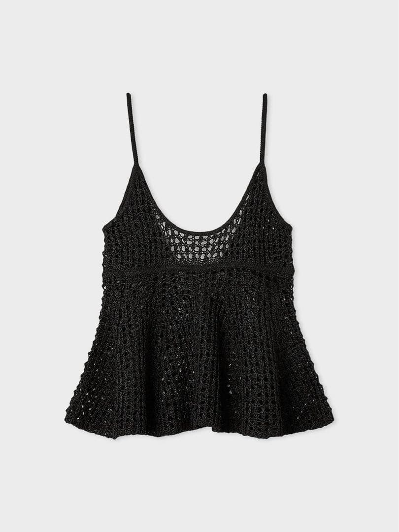 【お値下げ中】新品　ミースロエ　メッシュニットビスチェ