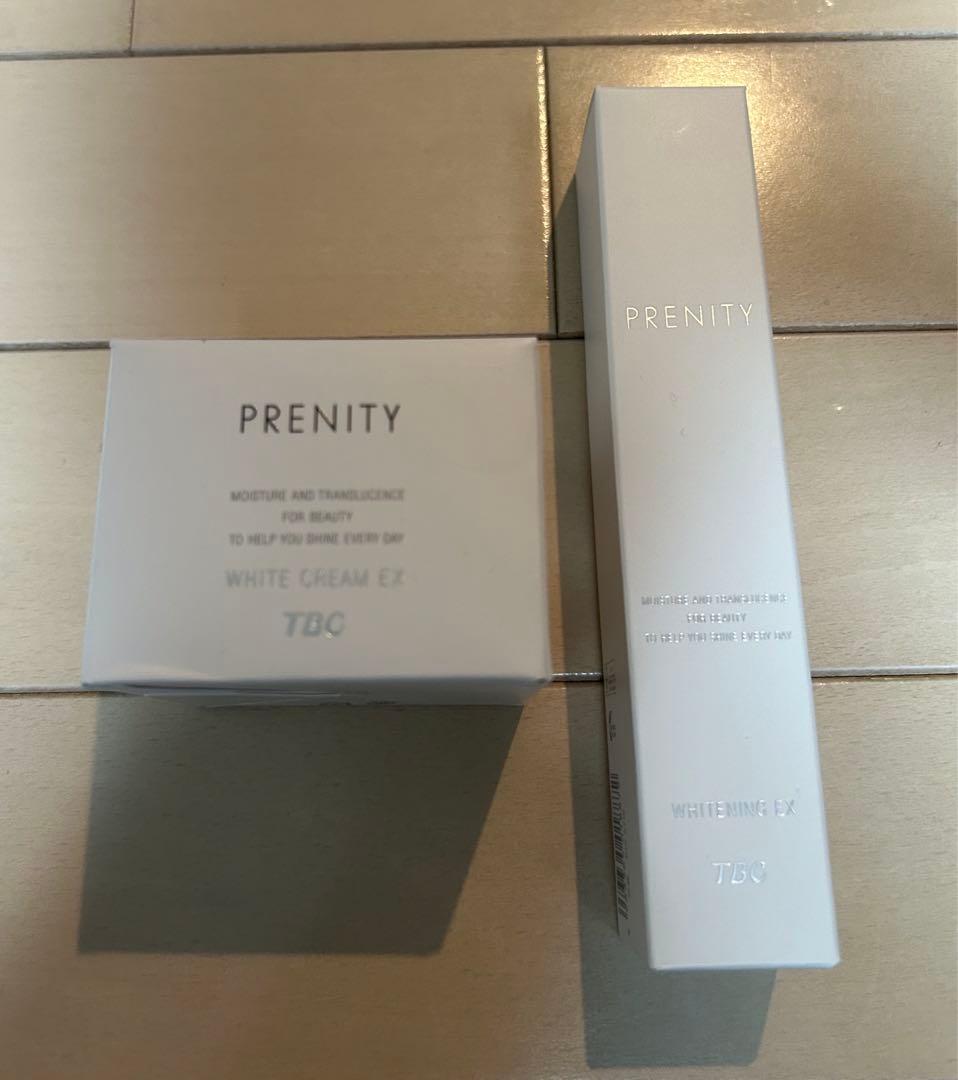 TBC プレニティ　ホワイトクリームEX、ホワイトニングEX
