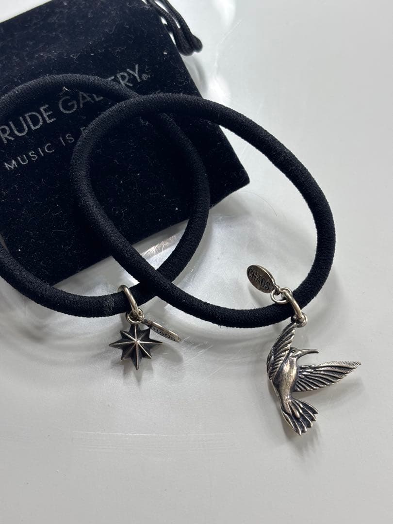 RUDE GALLERY ハミングバードと星のチャーム　ヘアゴムセット