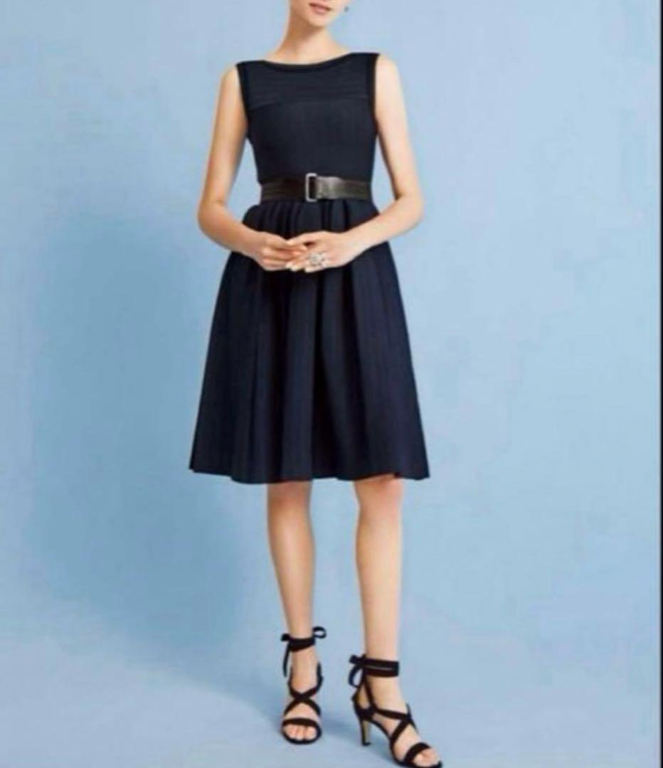 極美品✨　FOXEY　42618　ニットドレス クレッシェンド　22SS