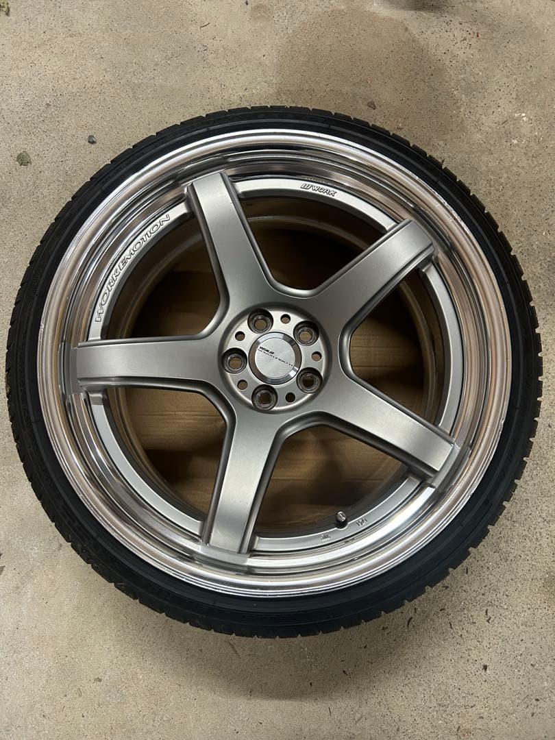 た*様 WORK T5R 2P goodgun限定色19in9J+38 ホイール