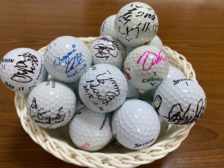 追記有！女子プロゴルファー サイン付き バラ売り可