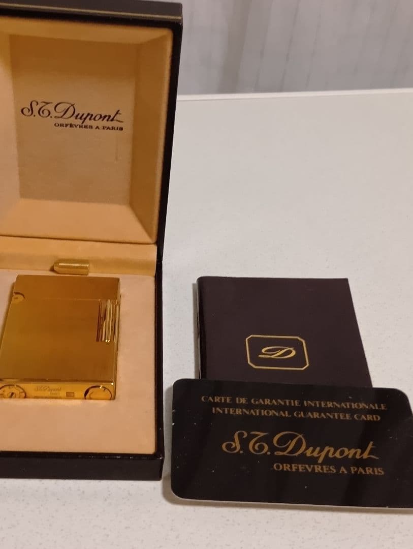 S.T. Dupont 金メッキ ライター