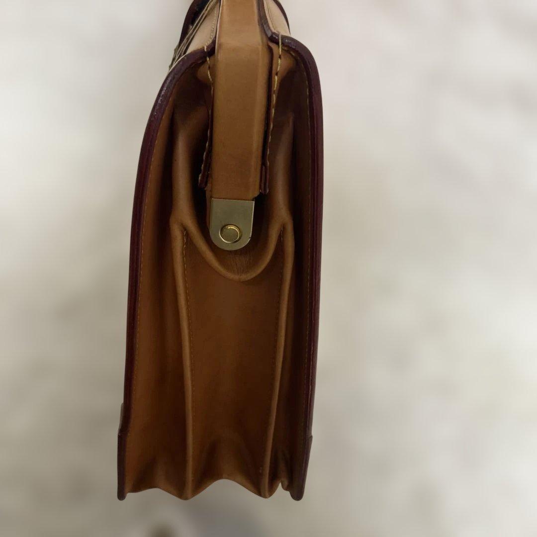 FIVE WOODS 林五　本革　最高級　ダレスバッグ　ビジネスバッグ　キャメル