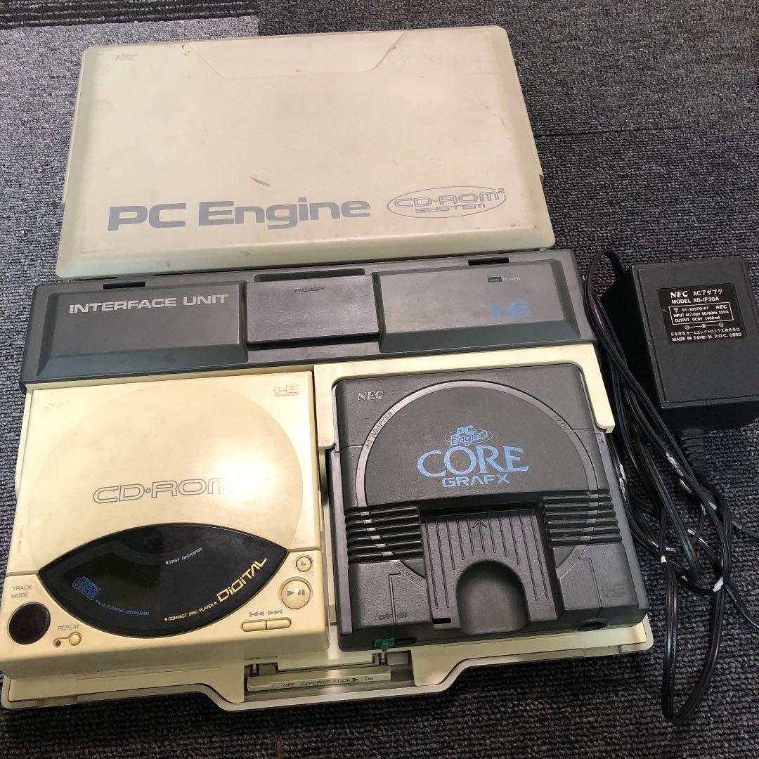 動作確認済　PCEngineCD-ROM2 コアグラフィックス　ソフト多数セット