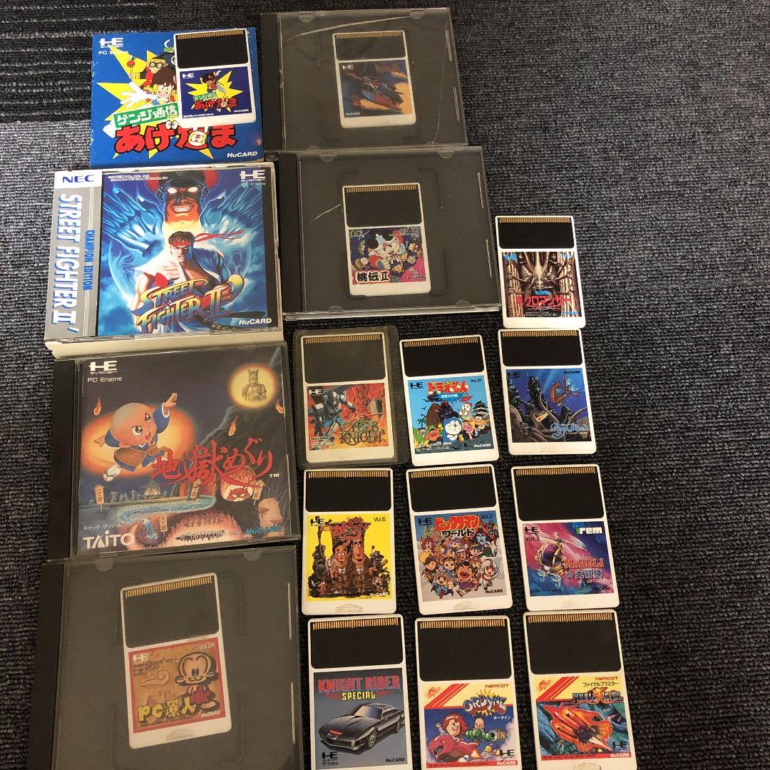 動作確認済　PCEngineCD-ROM2 コアグラフィックス　ソフト多数セット