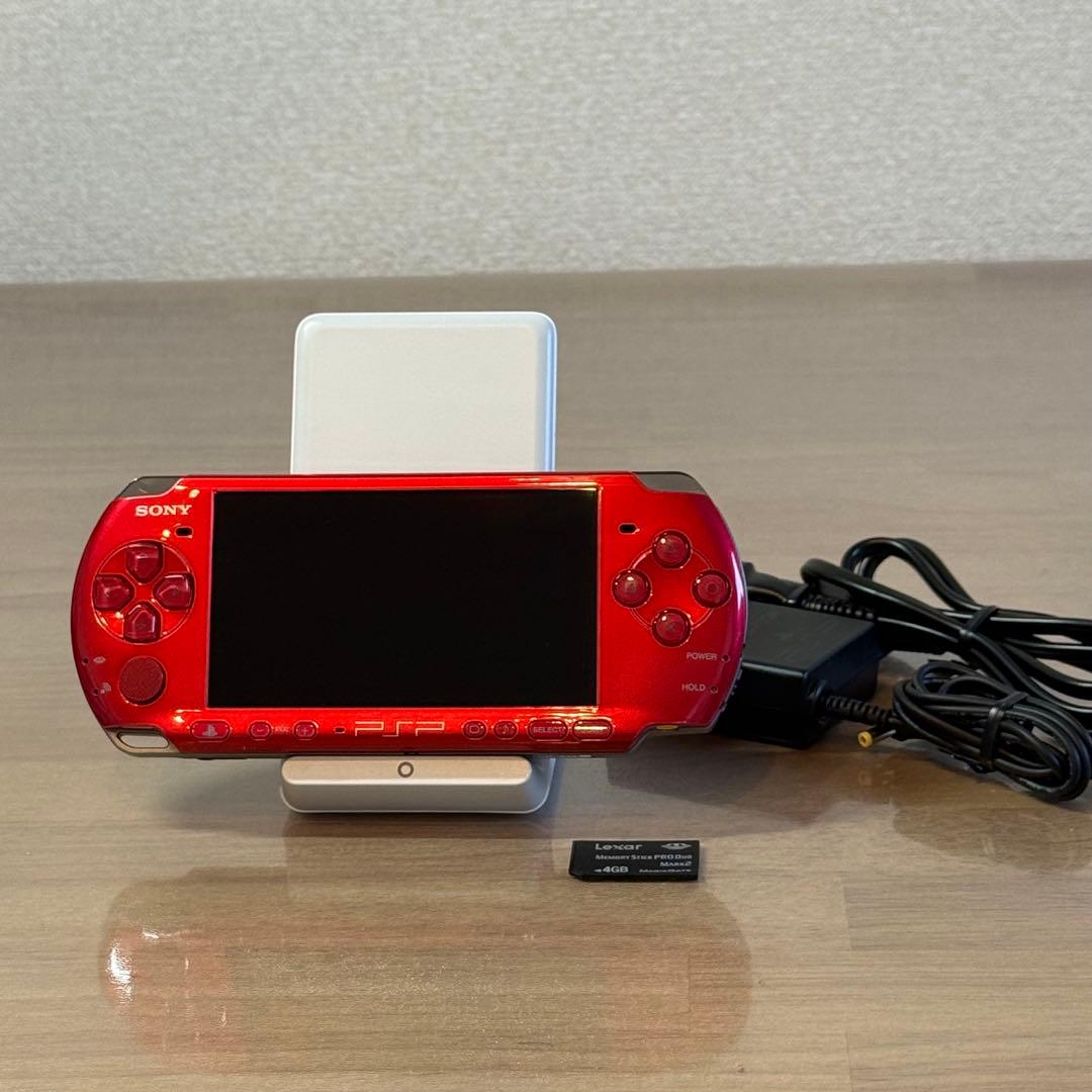 7-150【美品】PSP-3000 ラディアントレッド