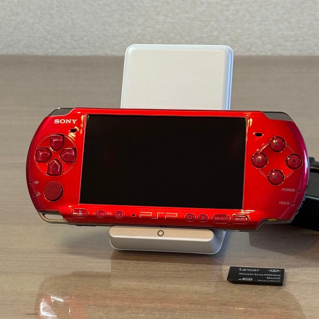 7-150【美品】PSP-3000 ラディアントレッド