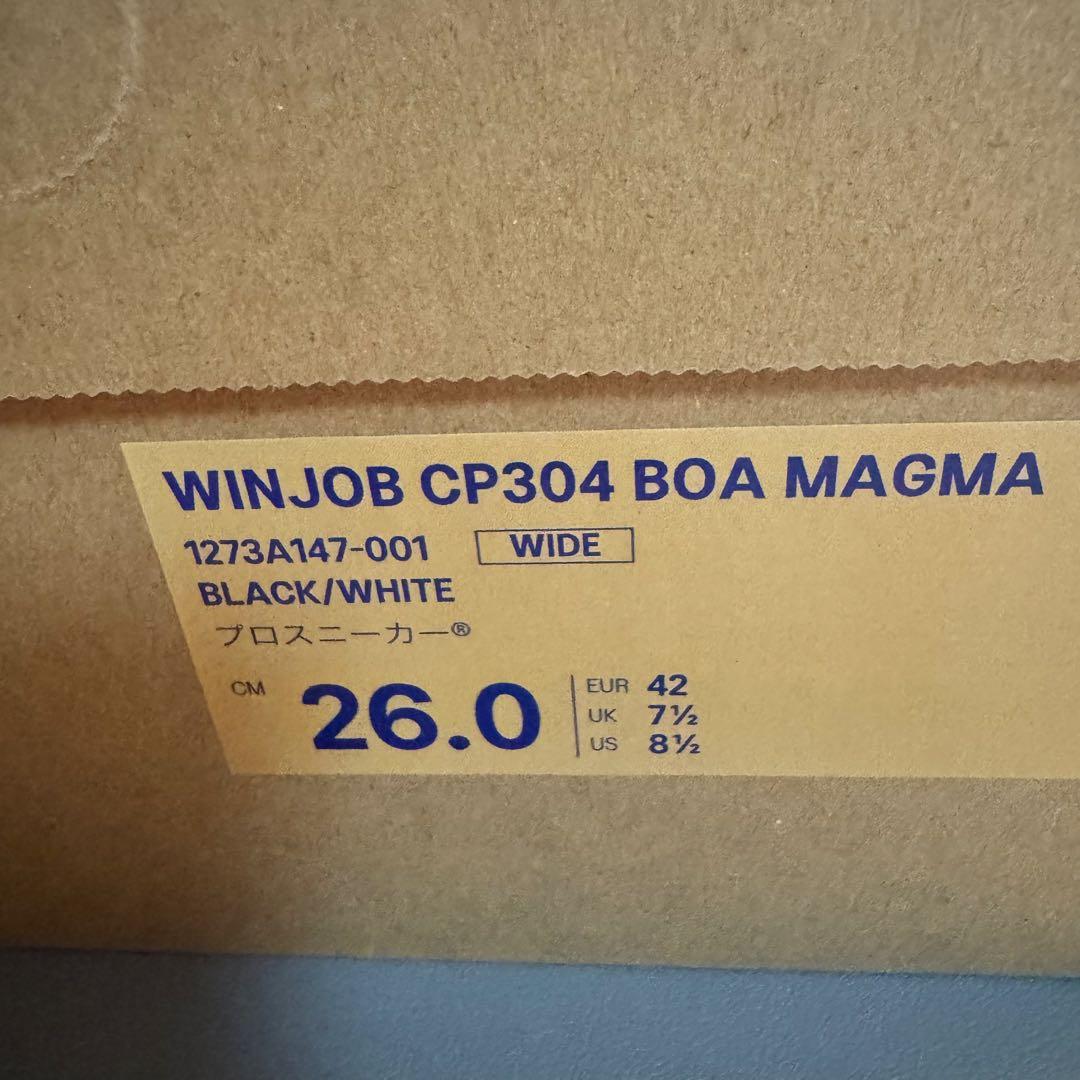 ウィンジョブ CP304 BOA MAGMA 3E相当　26cm 限定カラー