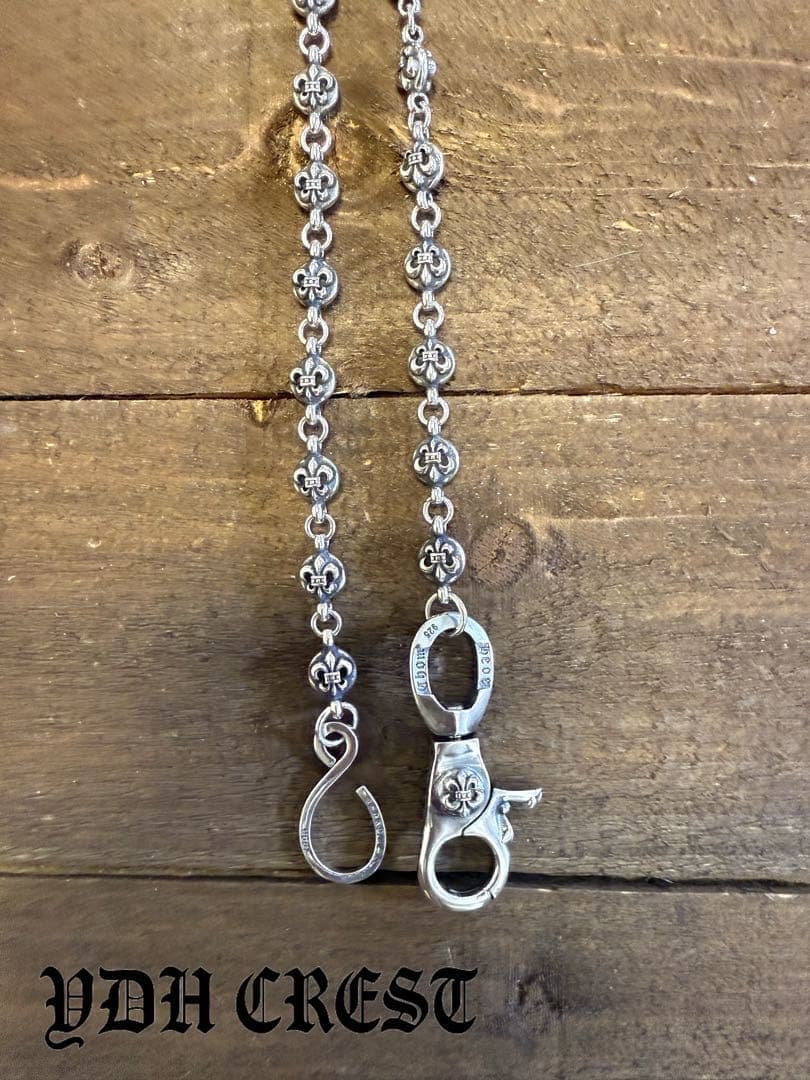 ★XXXCHAN　ウォレットチェーン　バイカー必須ウォレットシルバチ　刻印有り