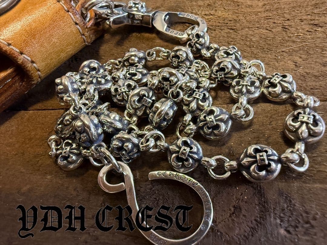 ★XXXCHAN　ウォレットチェーン　バイカー必須ウォレットシルバチ　刻印有り