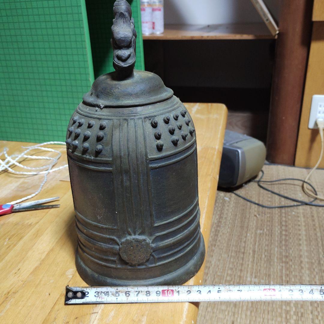 半鐘 アンティーク 金属製 約20cm