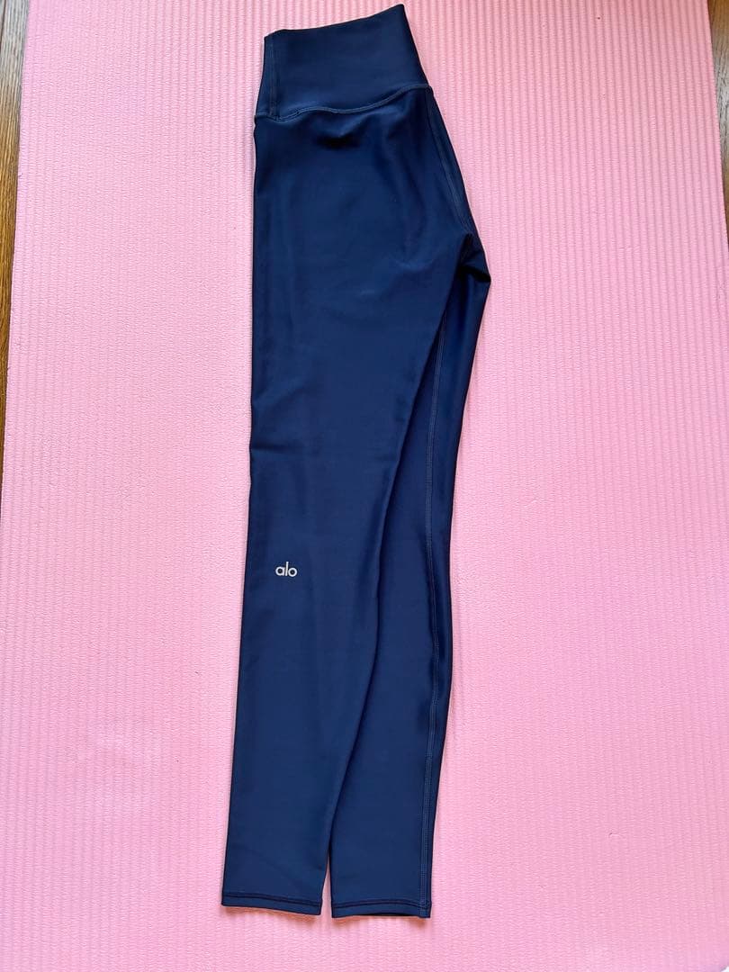 alo yoga ハイウエスト Airlift レギンス ネイビー　M 公式購入
