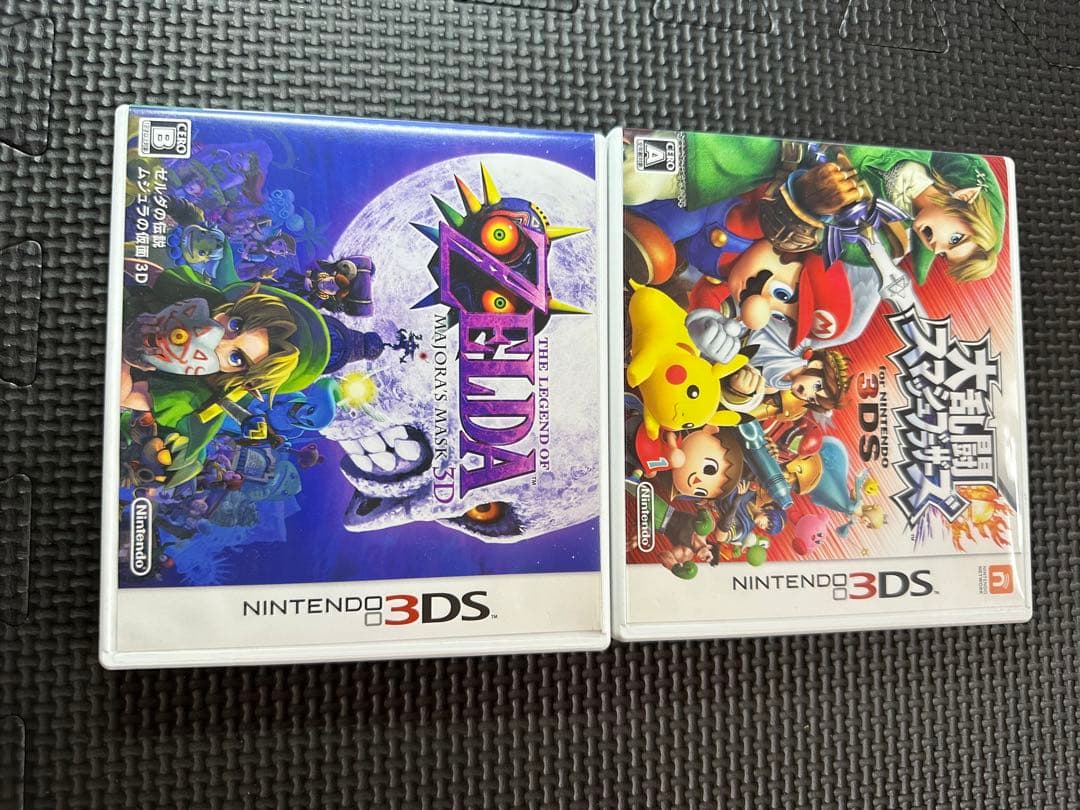 ニンテンドー 3DS プラス　ソフト3本 スマブラ、ムジュラの仮面
