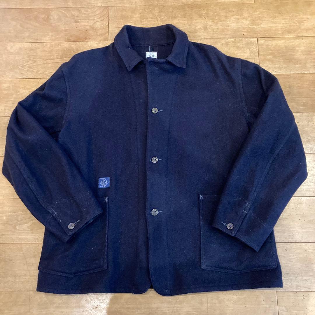 POST O'ALLSメルトン カバーオール XL