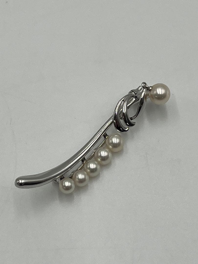 MIKIMOTO ミキモト　アコヤベビーパール　ブローチ SV