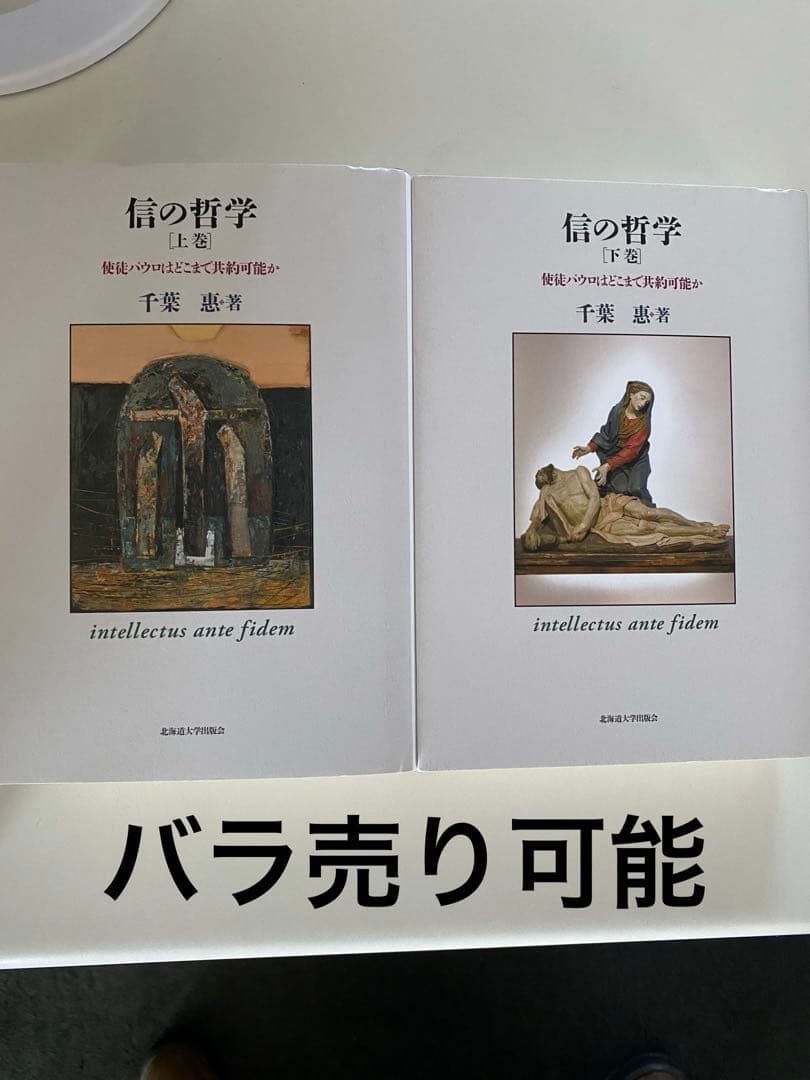 信の哲学　使徒パロウはどこまで共約可能か　上巻　下巻　セット　千葉惠・著