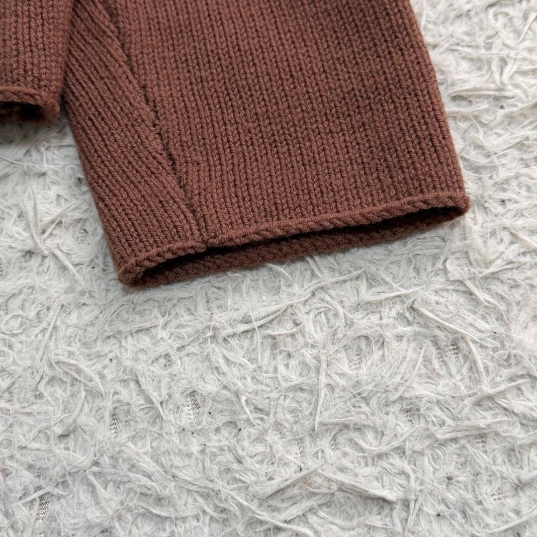 16749✨オーラリー クルーネック ニット セーター 厚手 3 ウール