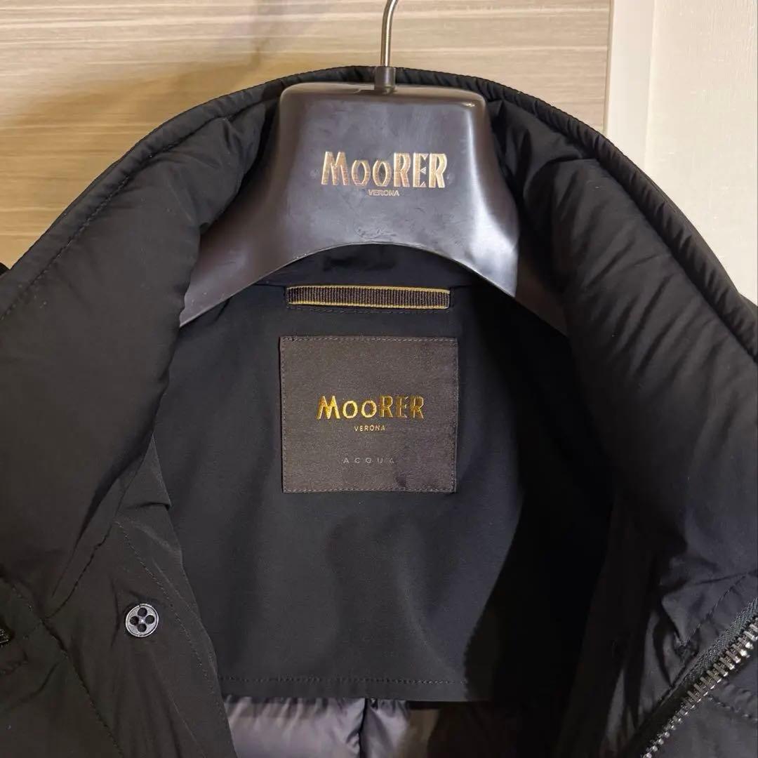 ★極美品‼️MOORER FLORIO-KN 48ブラック ダウンジャケット